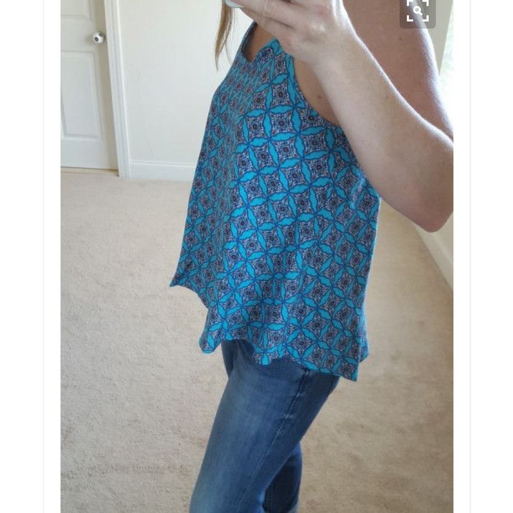 Renee C racerback top. Flirty, fun, very cute. Size L